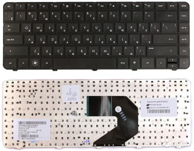 Клавиатура для HP Pavilion G4-1000, G6-1000, CQ43